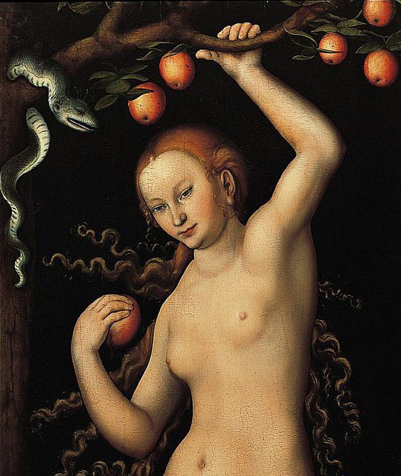 Eva door Lucas Cranach